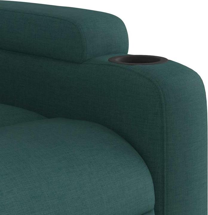 Immagine prodotto vidaXL Poltrona massaggiante in tessuto verde scuro,Colore: verde scuro,Materiale