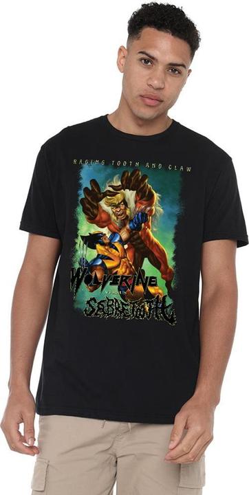 Produktbild Wolverine Versus Sabretooth Heavy Metal TShirt (M)