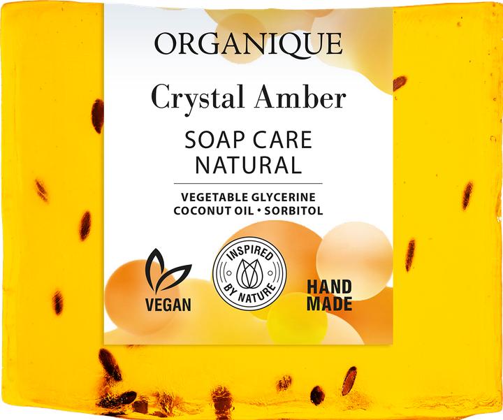 Immagine prodotto Organique Sapone in cubo Crystal Amber da 100 g - Organque (Sapone duro)