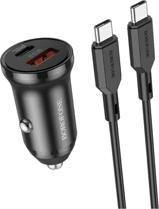 Produktbild Hoco Borofone - BZ18A Autoladegerät inkl. Kabel Typ-C