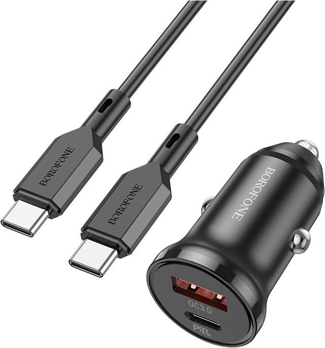 Produktbild Hoco Borofone - BZ18A Autoladegerät inkl. Kabel Typ-C