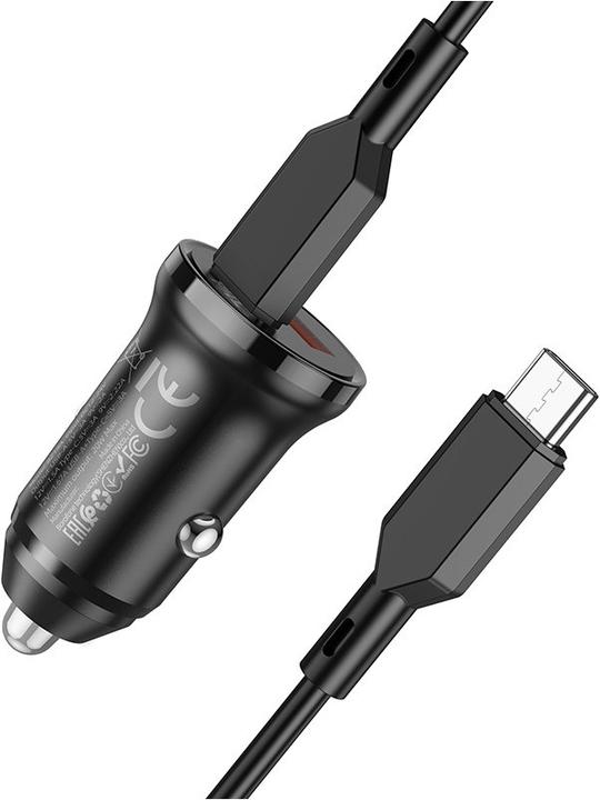 Produktbild Hoco Borofone - BZ18A Autoladegerät inkl. Kabel Typ-C