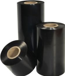 Produktbild Zebra Ribbon, wax, 220x450m (22 cm, Schwarz)