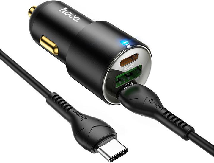 Produktbild Hoco NZ6 Autoladegerät inkl. Kabel Typ-C