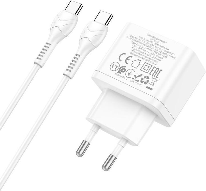 Actual product image Hoco N29 Charger incl. Type-C cable (35 W)