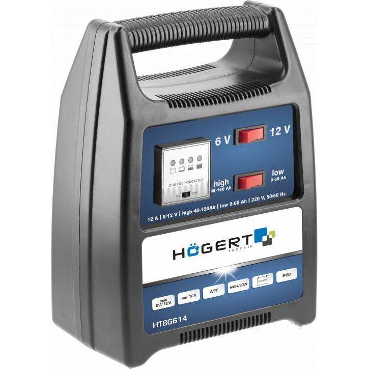 GCS, Convertitore di frequenza, HOGERT PROSTOWNIK 6/12V 12A 200Ah