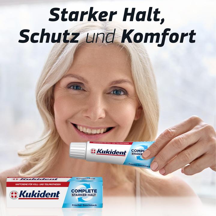 Immagine prodotto Kukident Haftcreme Complete Frischer Geschmack 70g Haftcreme (70 ml)