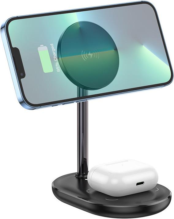 Image du produit Hoco CW40 Chargeur sans fil 3 en 1 (15 W)