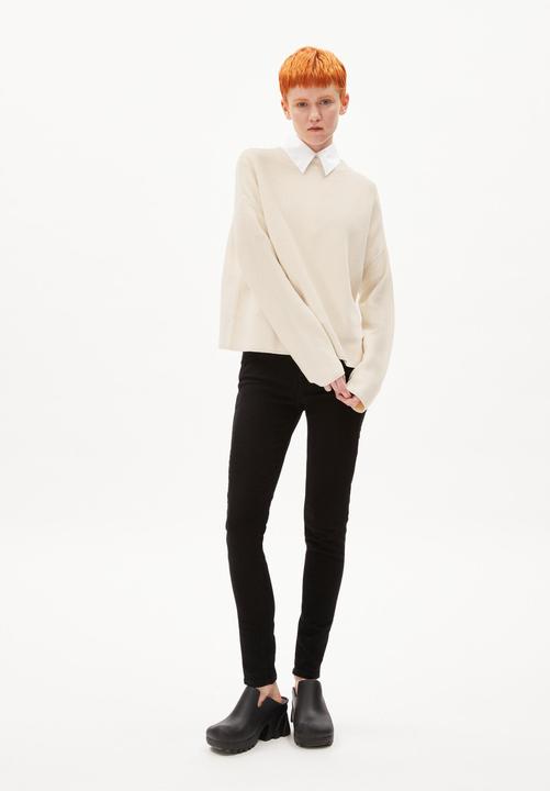 Produktbild Armedangels Long Sleeve Merinaa Pullover Left Left Oatmilk (L)