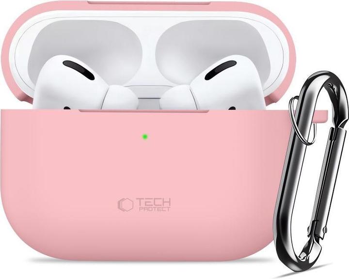 Image du produit 4Kom Headphone case Tech-Protect Apple AIRPODS PRO 3 SILICONE HOOK Pink (Manchon pour casque d'écoute)