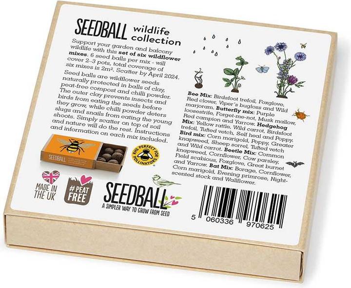 Produktbild Seedball Samenkugeln-Set Wildlife Collection (Samenbomben)