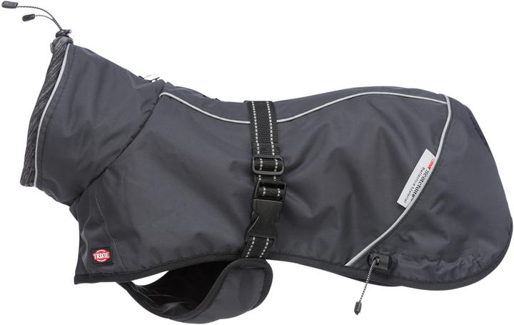 Productafbeelding Trixie Calvi frakke, S: 40 cm, zwart (S, Hondenvacht)