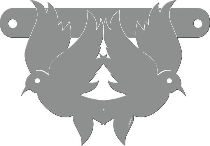 Produktbild Folat Banner Brief Romantische Tauben (1 Stk.)