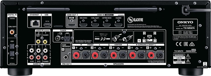 Produktbild Onkyo Tx-Nr474 (5.1 Kanal, MW, FM)