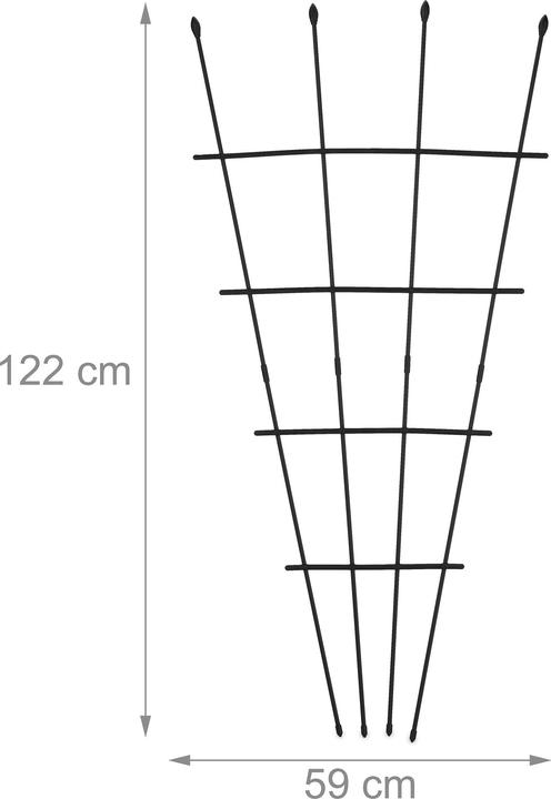 Produktbild Relaxdays 2x Rankgitter (1.50 cm, 59 cm)