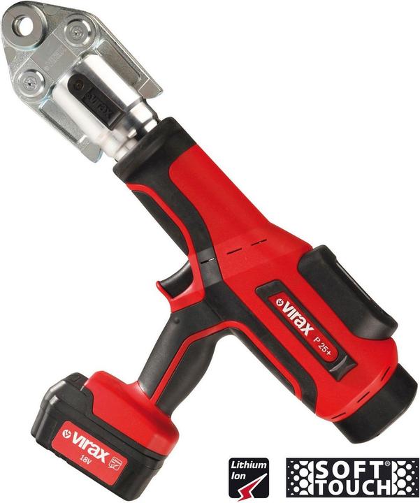 Virax Akku-Pressmaschine VIPER P25+ 18V / 2x 1,5 Ah Akku + Ladegerät in VIRABOX