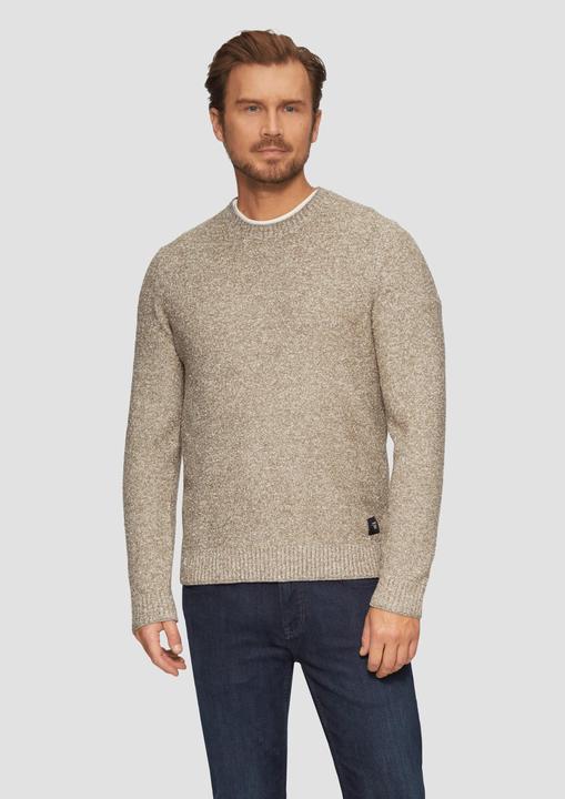 Image du produit S.Oliver Strickpullover Grobstrickpullover in Melange-Optik (XL)
