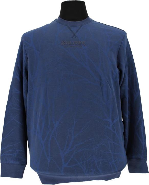 Produktbild s.Oliver Sweatshirt Leichtes Sweatshirt mit All-over-Print (4XL)