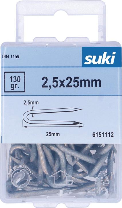 Produktbild Suki Agraffen 2.5x25mm (1 Stk., 25 mm)