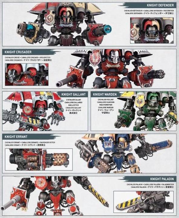 Immagine prodotto Games Workshop Warhammer 40.000 - Cavalieri Imperiali Cavaliere Questoris