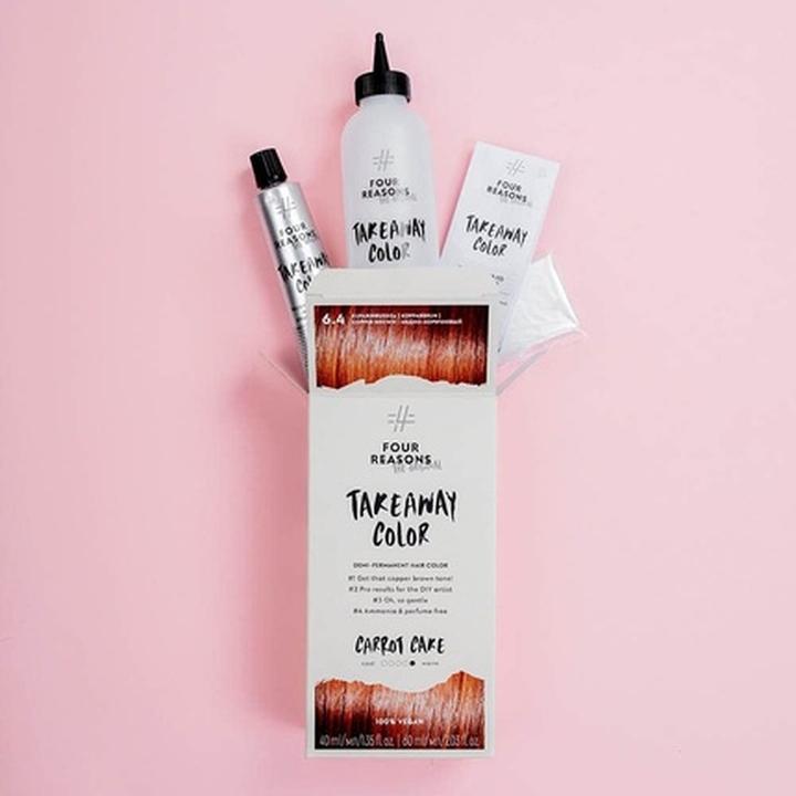 Four Reasons Original Takeaway Color Marmalade 7.43 Kupfer Demi-Permanent Haarfarbe 100% Vegan & Cr (Marmelade Kupfer)