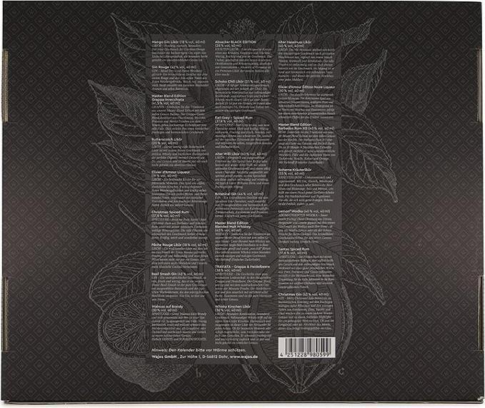 Actual product image Wajos Advent Calendar Spirits