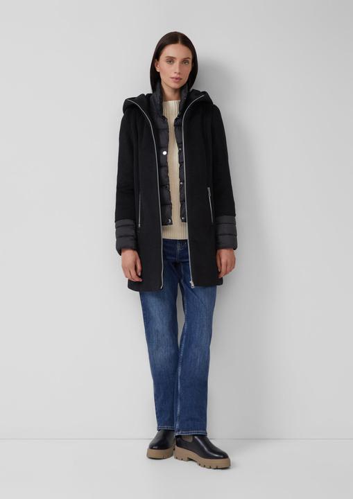 Produktbild S.Oliver Outdoor-Mantel Slim-Fit-Mantel aus Webware mit herausnehmbarem Steppeinsatz