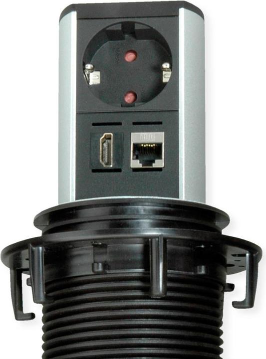 Produktbild Bachmann ELEVATOR 1x power socket (1 x, CEE 7/3, RJ45, HDMI, 0.50 m)