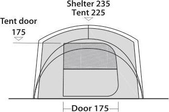 Actual product image Easy Camp Dome tent Camp Shelter, 6 persons (Dome tent, 12.13 kg, 6 persons)