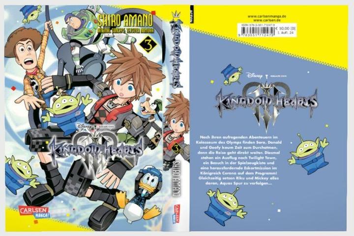 Actual product image Kingdom Hearts III 3 (German, Tetsuya Nomura, 2024)