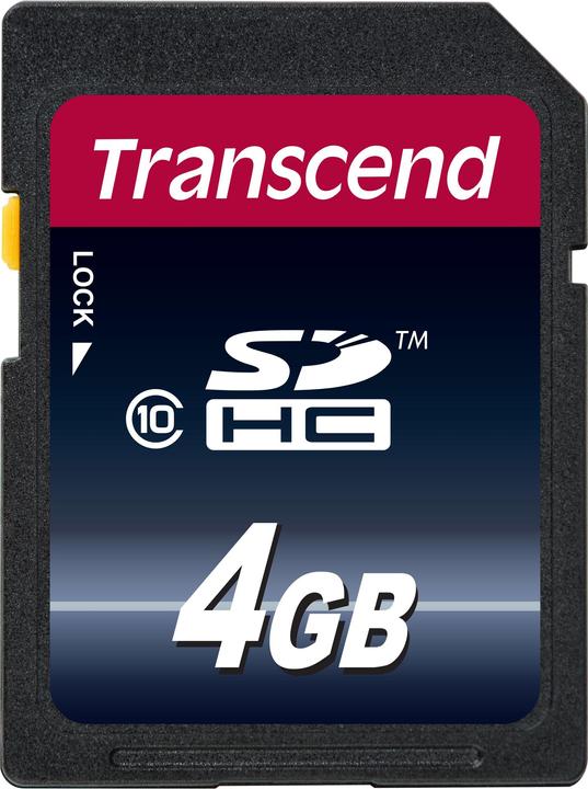 Produktbild Transcend SDHC 200x (4 GB, SDHC, U1, UHS-I)