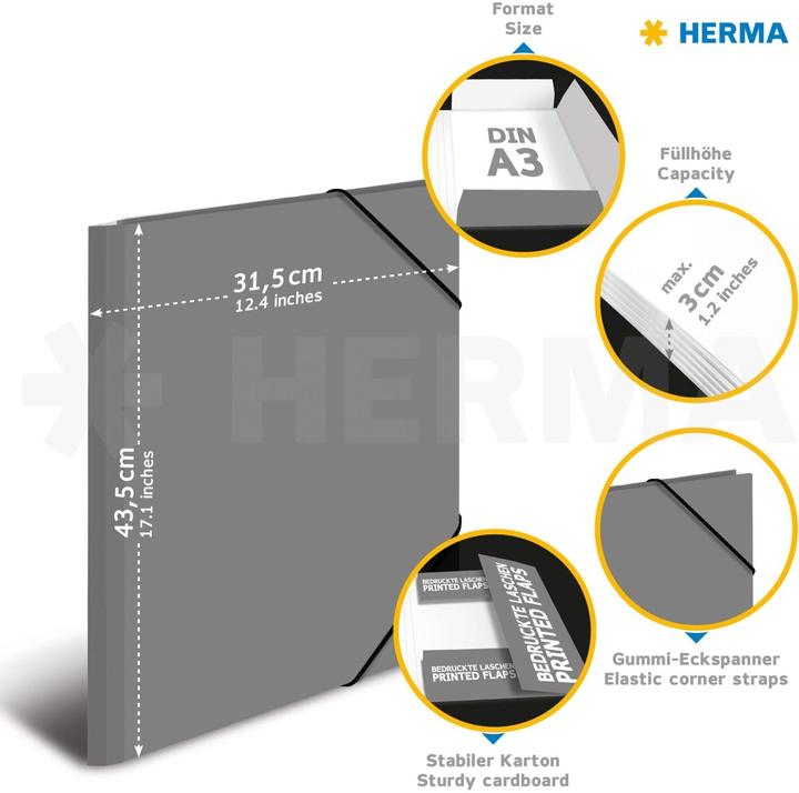 Image du produit HERMA Porte-documents A3 Motif (A3, 1x)