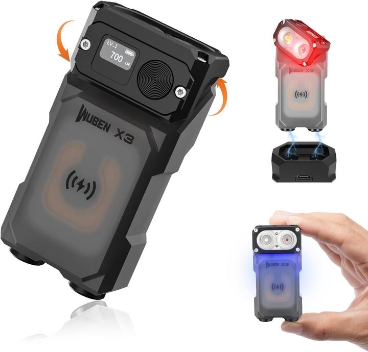 Actual product image Wuben X3charging station (7 cm, 700 lm)