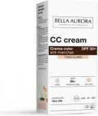 Immagine prodotto Bella Aurora CC CREAM anti-manchas tono claro SPF50+ 30 ml (Crema solare viso, SPF 50+, 30 ml, 70 g)