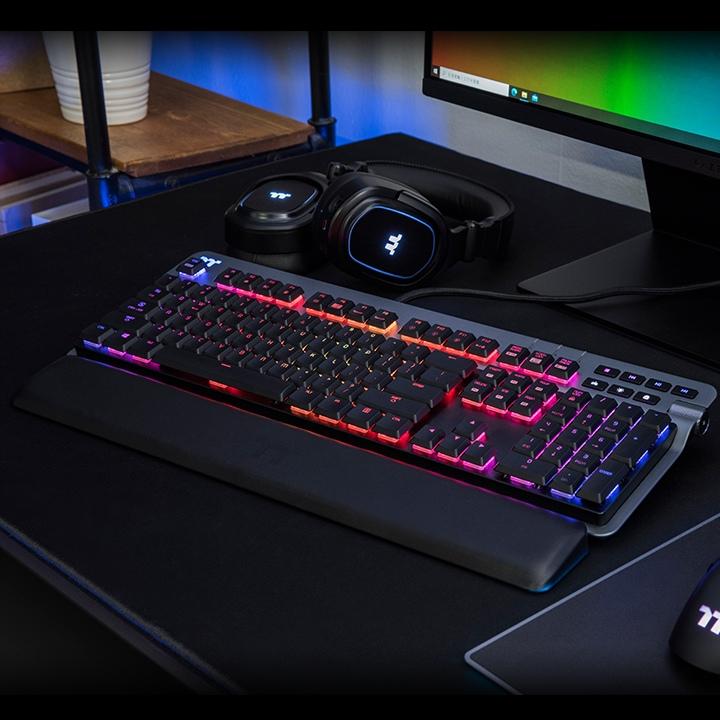 Immagine prodotto Thermaltake tt argent k6 rgb kb6 cherry rd (DE, Cablato)