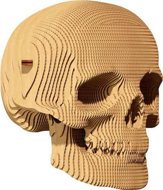 Produktbild Cartonic Totenkopf - 3D Modell aus Karton