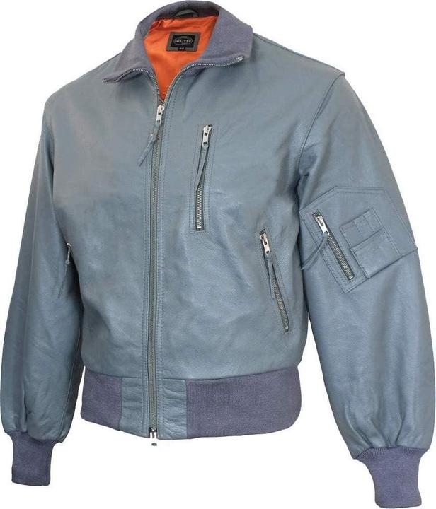 Actual product image Mil-tec Leather jacket aviator grey 58 (58)