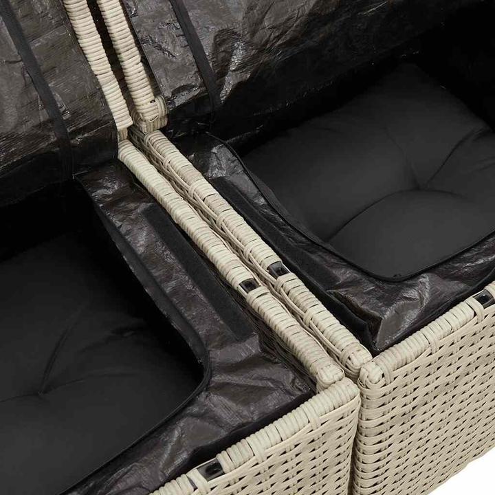 Actual product image VidaXL 10-piece garden lounge set with cushions