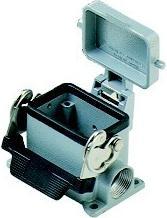 Produktbild ILME Sockelgehäuse Gr.44.27CHP 06 LSAlu 1Bügel 1xPG16 seitlich Deckel (Gehäuse)