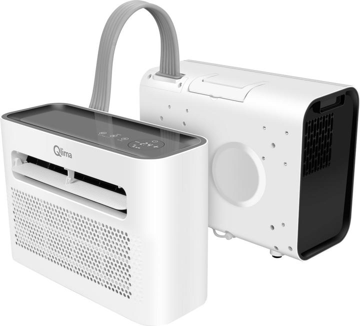 Produktbild Qlima MS-AC 5001 Split unit airconditioner - Wit/Zwart - Caravan Airco - Ideaal om kleinere ruimte snel ko (18 m², 5000 BTU/h)