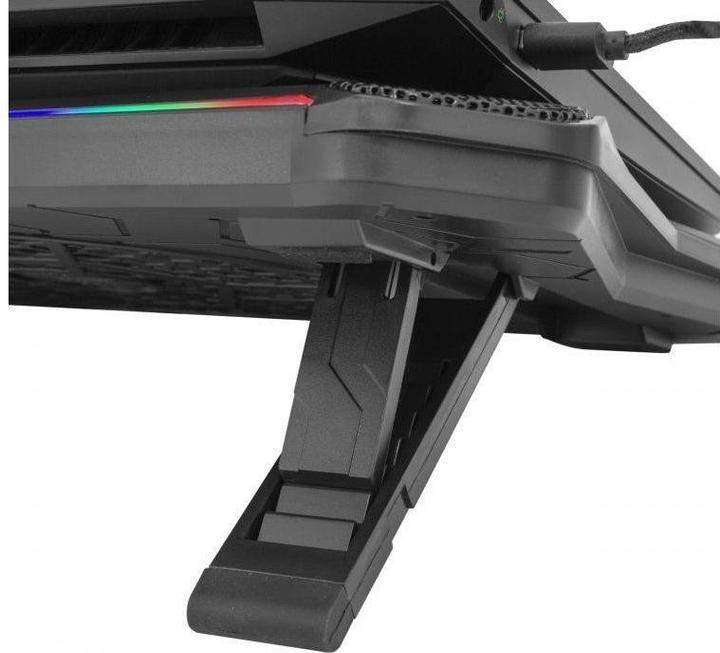 Produktbild White Shark Cooling stand for laptop Glacier, up to 17.3 ", 1 silent fan, RGB backlight