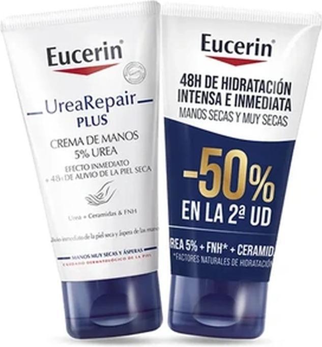 Image du produit Eucerin UreaRepair PLUS 5% Urea Hand Cream Duo (75 ml)