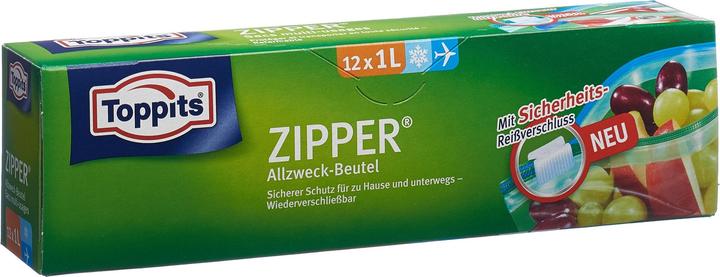 Produktbild Toppits Zipper 12 x 1L (12x)