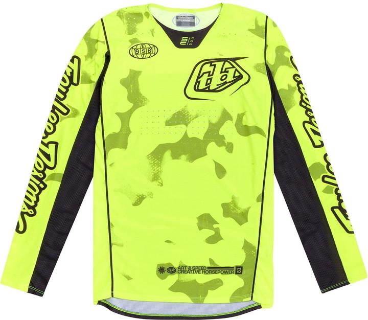 Image du produit Troy Lee Designs SE Pro Jersey, Blotted, flo yellow, M (M)