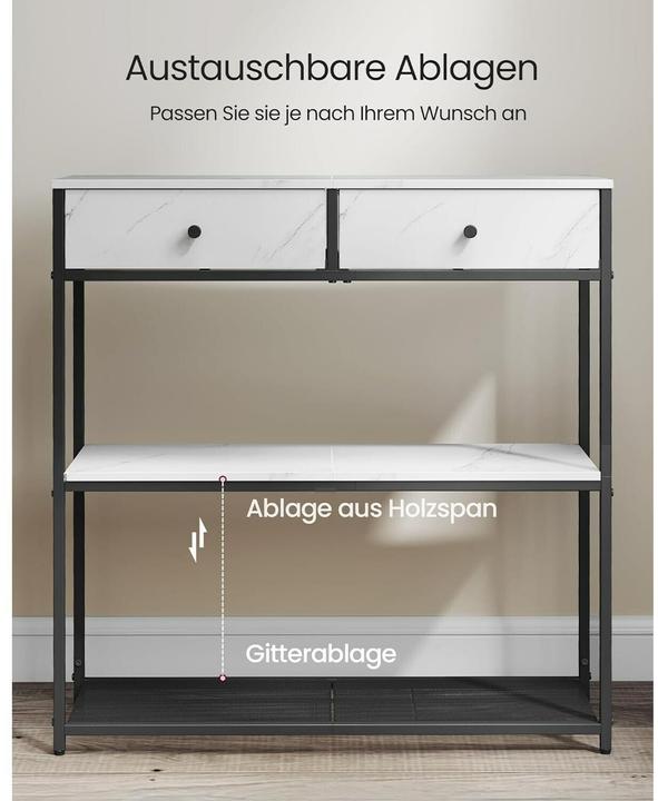 Produktbild Vasagle Konsolentisch (76 x 24 x 80 cm)