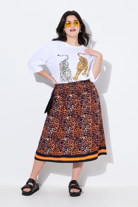 Actual product image Angel of Style Maxirock, A-Linie, Leo-Muster (54)