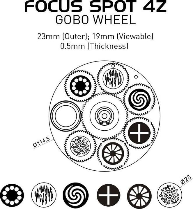 Produktbild ADJ Focus Spot 4Z Pearl (200 W, LED)