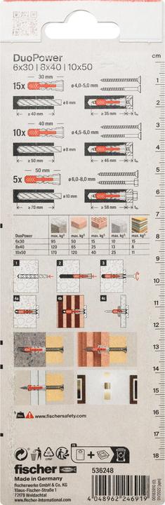 Produktbild Fischer DuoPower 6/8/10 K