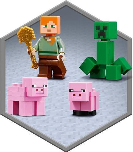 Produktbild LEGO Das Schweinehaus (21170, LEGO Minecraft)