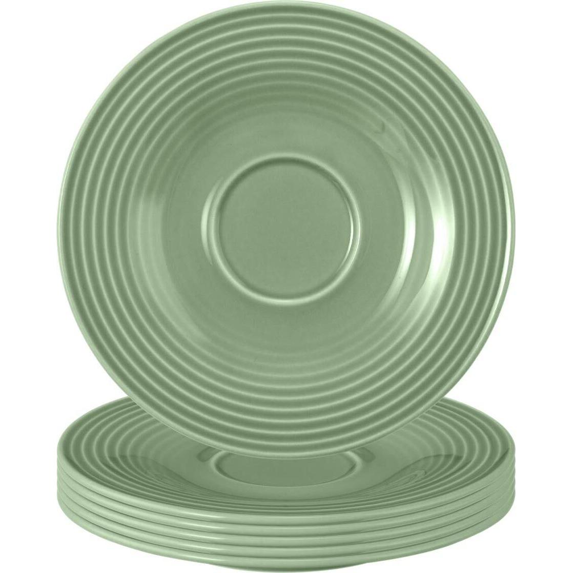 Seltmann, Tasse, Beat Color Glaze Untertassen (6 x)